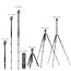 K&F Concept Kamera Stativ, Tripod mit 360°Kugelkopf, Tragbares Stativ für Canon Nikon Sony und andere DSLR Kameras, Aluminium Fotostativ Einbeinstativ K255A4+BH-28L