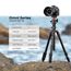 K&F CONCEPT O234A1 Handy Stativ,163cm Kamerastativ, Tripod für unterwegs, Stativ für Smartphone mit Handyhalterung, Aluminium Reisestativ