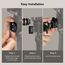 SMALLRIG Universal Phone Tripod Mount, Metall-Handyhalterung mit Kaltschuhhalterung und M4-Schrauben für DJI Stabilisatoren, frei Einstellbarer Handy-Halterungsadapter für iPhone, für Samsung - 4301
