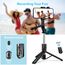 EASERIA Selfie Stick Kompatibel mit iPhone Samsung, Handy Stativ für Live-Streamer, Smartphone Selfiestick & Tripod mit Abnehmbarer Handyhalterung und Fernbedienung, Koppelbar mit Handy Bluetooth