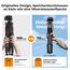K&F CONCEPT Kamerastativ S255A3+BV01,Leichtes Stativ mit Tasche,190cm Handystativ,Tripod für Canon Nikon Sony Kamera/DSLR/Camcorder, Stativ für Smartphone,Reisestativ mit Handy-Tablet-Halterung(Grau)