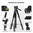 K&F CONCEPT Kamerastativ S255A3+BV01, Leichtes Stativ mit Tasche,190cm Handystativ,Tripod für Canon Nikon Sony Kamera/DSLR/Camcorder, Stativ für Smartphone,Reisestativ mit Handy-Tablet-Halterung