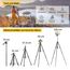 KINGJOY Handy Kamera Stativ 71" Leichtes Smartphone Stativ mit Fernauslöser, 360°Drehung Tragbar Tripod mit Tablet Handyhalterung für Canon Nikon Action Kamera