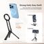 ULANZI MA30 3-in1 Magnetisches Handy Stativ Aluminium, Karabiner Förmige Maglock Schnellhalterung, Faltbar Ständer Smartphone, Mini Selfie Stick Tripod Kompatibel für iPhone 17 16 15 14 12 Magsafe