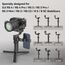 SMALLRIG Universal Phone Tripod Mount, Metall-Handyhalterung mit Kaltschuhhalterung und M4-Schrauben für DJI Stabilisatoren, frei Einstellbarer Handy-Halterungsadapter für iPhone, für Samsung - 4301