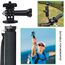 Stativ Mount Adapter Aluminium Stativ Adapter Tripod Mount Adapter Stativadapter mit Knurled Screws Kamera Halterung Zubehör Stativadapter für GoPro Hero 10, 9, 8, 7, 6, 5, DJI Osmo Action Kameras