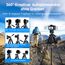 Rollei Compact Traveler Star S4, 188cm Kamera Stativ Leicht Kompakt aus Aluminium Fotostativ mit Kugelkopf für DSLR Dreibeinstativ für Smartphone mit Handyhalterung, Kamerastativ-Camera-Tripod