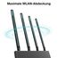 TP-Link Archer C80 Dualband WLAN Router (600 Mbit/s 2,4GHz, 1300Mbit/s 5GHz), 4 Gigabit LAN Ports, Print/Media/FTP Server, Gast-Netzwerk, unterstützt Keine DSL-Funktion