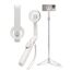 Spigen MagSafe Selfie Stick Stativ [Wondersnap] [MagFit-Technologie & Bluetooth-Fernbedienung] Tripod kompatibel mit iPhone 16/15/14/13 Serien, Galaxy S25/S24/S23 und Allen Smartphones - Dune Beige