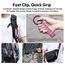 ULANZI MA30 Magnetisches Handy-Stativ Aluminium, Karabinerförmige Smartphone-Tasche, Mini Selfie Stick Portable, Faltbar Ständer, Schnellhalterung Tripod fur iPhone 16, 15, 14, 13, 12, Rosa