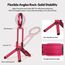 ULANZI MA38 Magnetisches Handy-Stativ Aluminium, Karabiner Förmige Maglock, Faltbar Ständer Smartphone, Doppelmagnet Tripod, Mini Selfie Stick kompatibel mit iPhone 17 16 15 14 13 12 Magsafe Rot