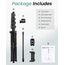 Victiv 197cm Hoch Handy Stativ, Flexibel Overhead Smartphone Stativ, mit 25cm Verstellbarer Schwanenhals, Fernauslöser für Selfies, Aluminium Kamera Phone Tripod für Sony DSLR & iPhone17 16 15 Pro Max