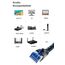Ercielook Lan Kabel 2m, Hochgeschwindigkeits-Cat8-Netzwerkkabel für den Außen- und Innenbereich, 40 Gbit/s geflochtener Patchkabel mit RJ45-Stecker für Router/Gaming/Modem