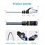 BUSOHE Cat 8 LAN Kabel 1m (5-Stück), 40Gbps 2000MHz Ethernet Kabel Netzwerkkabel, Flach Hochgeschwindigkeits Gigabit RJ45 Patchkabel, Geflochtener Internet Kabel Kompatibel mit PC, Router, Modem