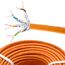 Premium X CAT 7 Netzwerkkabel 100m LAN Kabel Simplex Kupferkabel Ethernet Datenkabel S/FTP PiMF PoE Eca Kat7 Verlegekabel Installationskabel für müheloses Verlegen