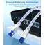 Lan Kabel Netzwerkkabel Cat 8, Ethernet Kabel 1m 2m 3m 5meter 10meter 15meter 20meter 30meter, 40Gbps 2000 MHz Gigabit S/FTP Patchkabel mit rj45 Stecker für Ps5, Laptop, Schneller als Cat 7 (1 m)