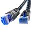Ercielook Lan Kabel 20m, Hochgeschwindigkeits-Cat8-Netzwerkkabel für den Außen- und Innenbereich, 40 Gbit/s geflochtener Patchkabel mit RJ45-Stecker für Router/Gaming/Modem