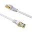 Veetop 1,5m x 3 Stück Lan Kabel Cat 7 Netzwerkkabel Patchkabel für 10 Gigabit Ethernet, Flexibel und Robust mit vergoldetem RJ45. Weiß