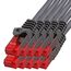 BIGtec LAN Kabel 0,25m Netzwerkkabel schwarz - 10 Stück - Gigabit Ethernet Kabel RJ45 Stecker Patchkabel für Patchpanel Netzwerk Switch Gaming kompatibel Playstation 5 PS5 Nintendo Switch 2-Station