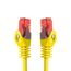 BIGtec LAN Kabel 0,25m Netzwerkkabel gelb Gigabit Ethernet Kabel RJ45 Stecker Patchkabel für Patchpanel Netzwerk Switch Gaming PC kompatibel Playstation 5 PS5 Nintendo Switch 2 -Station 0,25 Meter