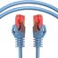 BIGtec LAN Kabel 0,15m Netzwerkkabel blau - 10 Stück - Gigabit Ethernet Kabel RJ45 Stecker Patchkabel für Patchpanel Netzwerk Switch Gaming kompatibel Playstation 5 PS5 XBOX Nintendo Switch 2-Station