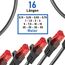 BIGtec LAN Kabel 0,5m Netzwerkkabel schwarz - 5 Stück - Gigabit Ethernet Kabel RJ45 Stecker Patchkabel für Patchpanel Netzwerk Switch Gaming kompatibel Playstation 5 PS5 XBOX Nintendo Switch 2-Station