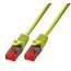 BIGtec 1m Gigabit Ethernet LAN Kabel Netzwerkkabel gelb
