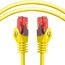 BIGtec LAN Kabel 0,75m Netzwerkkabel gelb - 5 Stück - Gigabit Ethernet Kabel RJ45 Stecker Patchkabel für Patchpanel Netzwerk Switch Gaming kompatibel Playstation 5 PS5 XBOX Nintendo Switch 2-Station