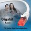 BIGtec LAN Kabel 0,5m Netzwerkkabel weiss - 10 Stück - Gigabit Ethernet Kabel RJ45 Stecker Patchkabel für Patchpanel Netzwerk Switch Gaming kompatibel Playstation 5 PS5 XBOX Nintendo Switch 2-Station