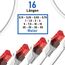 BIGtec LAN Kabel 0,5m Netzwerkkabel weiss - 10 Stück - Gigabit Ethernet Kabel RJ45 Stecker Patchkabel für Patchpanel Netzwerk Switch Gaming kompatibel Playstation 5 PS5 XBOX Nintendo Switch 2-Station