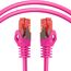 BIGtec LAN Kabel 2m Netzwerkkabel pink Gigabit Ethernet Kabel RJ45 Stecker Patchkabel für Patchpanel Netzwerk Switch Gaming PC kompatibel Playstation 5 PS5 XBOX Nintendo Switch 2 -Station 2 Meter