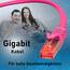 BIGtec LAN Kabel 2m Netzwerkkabel pink - 5 Stück - Gigabit Ethernet Kabel RJ45 Stecker Patchkabel für Patchpanel Netzwerk Switch Gaming kompatibel Playstation 5 PS5 XBOX Nintendo Switch 2-Station