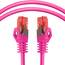 BIGtec LAN Kabel 10m Netzwerkkabel pink - 5 Stück - Gigabit Ethernet Kabel RJ45 Stecker Patchkabel für Patchpanel Netzwerk Switch Gaming kompatibel Playstation 5 PS5 XBOX Nintendo Switch 2-Station
