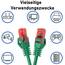 BIGtec LAN Kabel 15m Netzwerkkabel grün - 10 Stück - Gigabit Ethernet Kabel RJ45 Stecker Patchkabel für Patchpanel Netzwerk Switch Gaming kompatibel Playstation 5 PS5 XBOX Nintendo Switch 2-Station