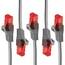 BIGtec LAN Kabel 25m Netzwerkkabel grau - 5 Stück - Gigabit Ethernet Kabel RJ45 Stecker Patchkabel für Patchpanel Netzwerk Switch Gaming kompatibel Playstation 5 PS5 XBOX Nintendo Switch 2-Station