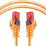 BIGtec LAN Kabel 50m Netzwerkkabel orange - 10 Stück - Gigabit Ethernet Kabel RJ45 Stecker Patchkabel für Patchpanel Netzwerk Switch Gaming kompatibel Playstation 5 PS5 XBOX Nintendo Switch 2-Station