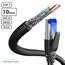 KabelDirekt – Cat 7 Netzwerkkabel, bruchfest – 0,5m – 10 Gigabit LAN Kabel & Ethernet Kabel, erhältlich in 0,25-30m (Patchkabel für Highspeed-Netzwerke, PC, Switch/Router/Modem, RJ45, schwarz)
