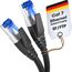 KabelDirekt – Cat 7 Netzwerkkabel, bruchfest – 1m – 10 Gigabit LAN Kabel & Ethernet Kabel, erhältlich in 0,25-30m (Patchkabel für Highspeed-Netzwerke, PC, Switch/Router/Modem, RJ45, schwarz)