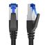 KabelDirekt – Cat 7 Netzwerkkabel, bruchfest – 2x 0,3m – 10 Gigabit LAN Kabel & Ethernet Kabel, erhältlich in 0,25-30m (Patchkabel für Highspeed-Netzwerke, PC, Switch/Router/Modem, RJ45, schwarz)