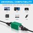 AXFEE RJ45 Kupplung Cat7, 3 Stück CAT6 Kupplung Verbinder, Kabel Verlängerung, LAN Verbinder Netzwerkkabel, Ethernet Kabel Patchkabel für Cat 7 Cat6 Cat5 Cat5e, Grün