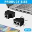 AXFEE 2 Stück LAN Splitter Verteiler, RJ45 Splitter, RJ45 Kupplung 1 auf 2 Gleichzeitig Adapter, Ethernet Netzwerk Verlängerungen Adapter für Cat5 Cat5e Cat6 Cat6e Cat7 Cat8