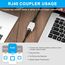 AXFEE RJ45 Kupplung Cat7, 5 Stück CAT6 Kupplung Verbinder, Kabel Verlängerung, LAN Verbinder Netzwerkkabel, Ethernet Kabel Patchkabel für Cat 7 Cat6 Cat5 Cat5e, Weiß