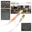 20m CAT 7 Netzwerkkabel Flach, Ethernet Kabel, Gigabit Lan 10 Gbit s, Patchkabel, Flachbandkabel, Verlegekabel, Cat.7 Rohkabel U FTP PIMF Schirmung mit RJ 45 Stecker, Switch Router Modem, Weiß