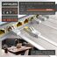 10m CAT 7 Netzwerkkabel Flach, Ethernet Kabel, Gigabit Lan 10 Gbit s, Patchkabel, Flachbandkabel, Verlegekabel, Cat.7 Rohkabel U FTP PIMF Schirmung mit RJ 45 Stecker, Switch Router Modem, Weiß