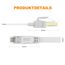 Ercielook Lan Kabel 1,5m 2-Stück, Hochgeschwindigkeits-Cat8-Netzwerkkabel für den Außen- und Innenbereich, 40 Gbit/s mit vergoldetem RJ45-Stecker für Router/Gaming/Modem