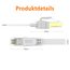 Ercielook Lan Kabel 0,25m 2-Stück, Hochgeschwindigkeits-Cat8-Netzwerkkabel für den Außen- und Innenbereich, 40 Gbit/s mit vergoldetem RJ45-Stecker für Router/Gaming/Modem (Packung mit 2)