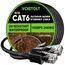 VOIETOLT Outdoor Cat 6 LAN Kabel 100meter, Außen Wasserdicht Direct Burial LLDPE UV Mantel - 24AWG 10Gbps Hochgeschwindigkeits Gigabit Ethernet Netzwerkkabel - CCA, UTP mit 80 Kabelbindern