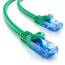 deleyCON 30m CAT.6 Ethernet Gigabit Lan Netzwerkkabel RJ45 CAT6 Kabel Patchkabel Kompatibel zu CAT.5 CAT.5e CAT.6a Cat.7 - Grün