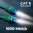 deleyCON 2m CAT.6 Ethernet Gigabit Lan Netzwerkkabel RJ45 CAT6 Kabel Patchkabel Kompatibel zu CAT.5 CAT.5e CAT.6a Cat.7 - Grün