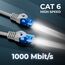 deleyCON 5m CAT.6 Ethernet Gigabit Lan Netzwerkkabel RJ45 CAT6 Kabel Patchkabel Kompatibel zu CAT.5 CAT.5e CAT.6a Cat.7 - Grau